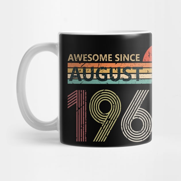 Vintage Awesome Since August 1969 Shirt 51st Birthday Gift by GillTee